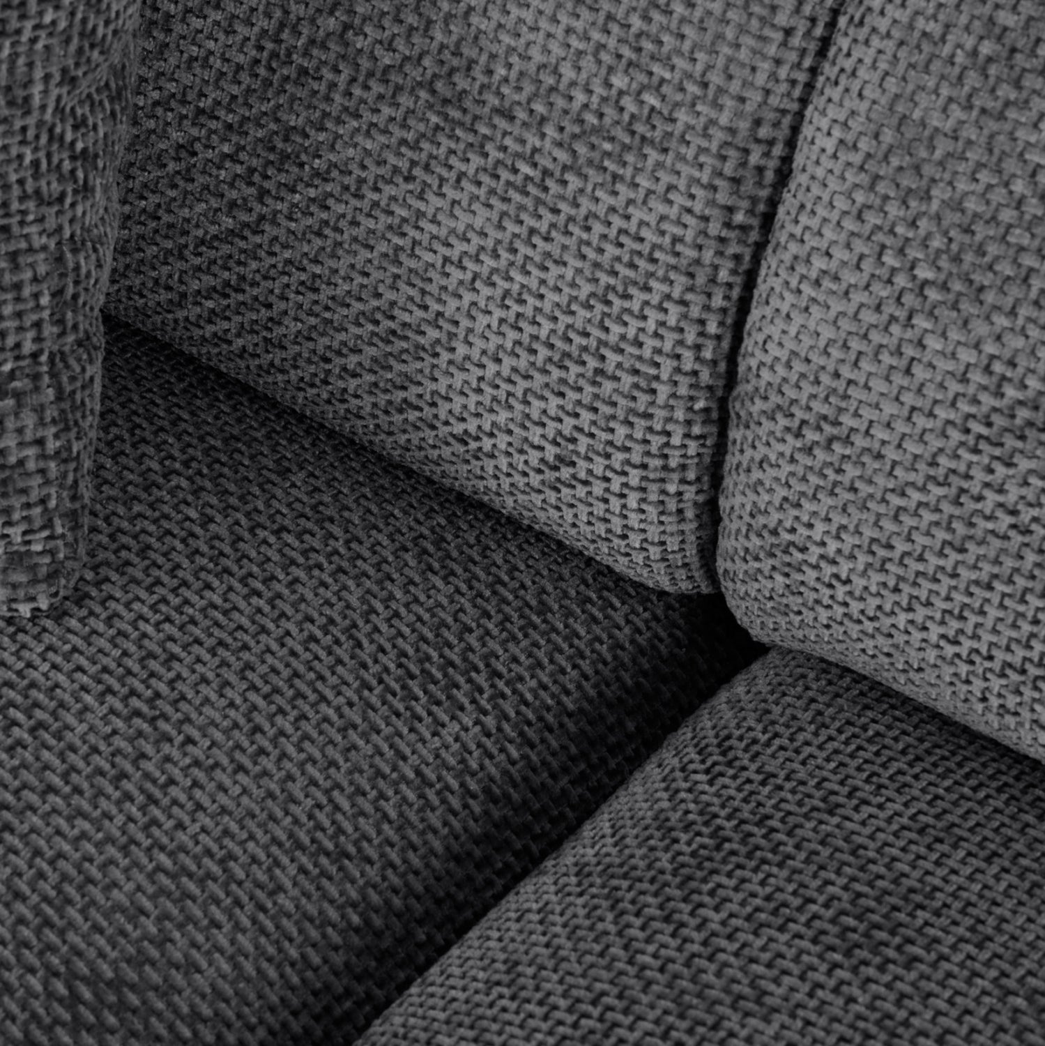 CORNER SOFA BRICKEN HM3275.04R ANTHRACITE FABRIC 110-282x98-160x72Hcm.