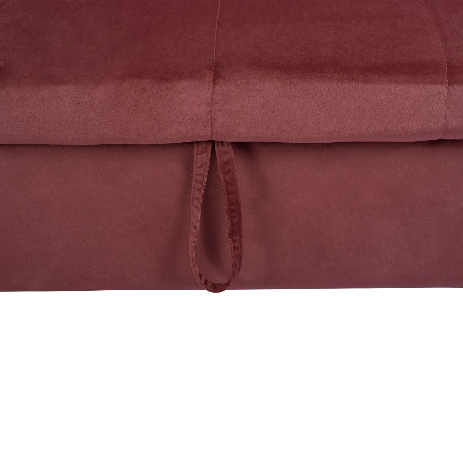 CORNER SOFA BED VELVET DUSTY PINK WAYNE 224x147x85cm. HM3028.12