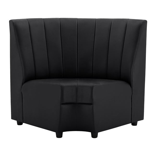 Corner Unit for Sofa Landon HM3163.01 Pu Black 118x66x93cm