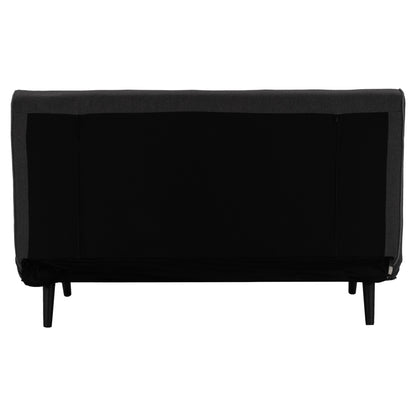 SOFABED FOR 2 PEOPLE ASMA HM3077.03 FABRIC IN DARK GREY 140x80x77Hcm.