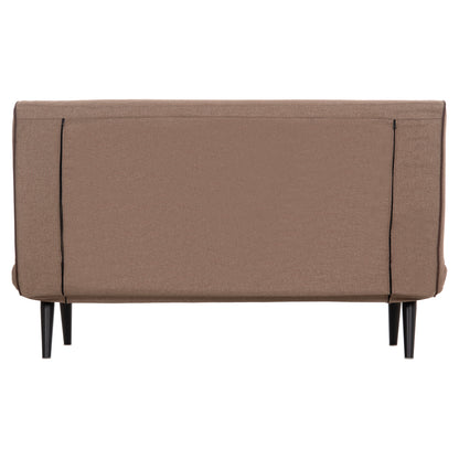 SOFABED FOR 2 PEOPLE ASMA HM3077.07 FABRIC IN DARK BEIGE 143x78x84Hcm.
