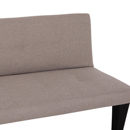 SOFABED 2-SEATER KORO HM3304.04 BEIGE PU LEATHER 165x75x64Hcm.
