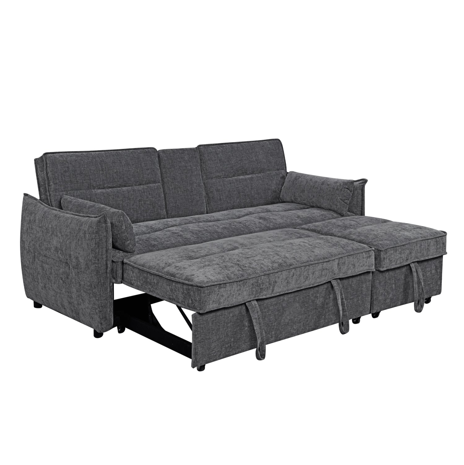 SOFABED MULTIFORM 2-SEATER VELAR HM3305.01 GREY FABRIC 208x86x85Hcm.