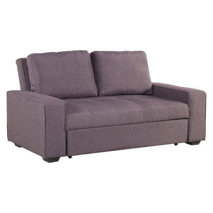 Sofa/Bed Kanna 2 seater HM3082.01 with brown fabric 176x102x91 cm