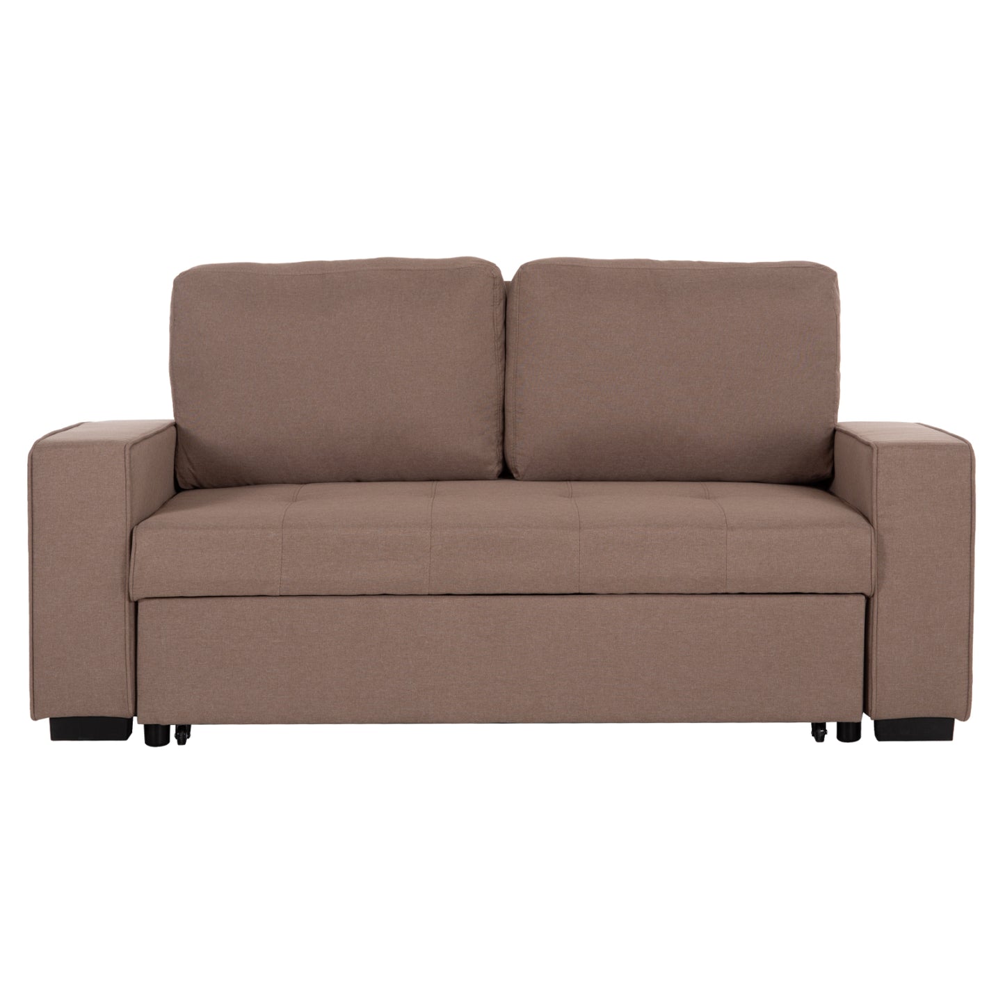 SOFA/BED KANNA 2-SEATER KANNA HM3082.02 WITH BEIGE FABRIC 175x92x87Ηcm