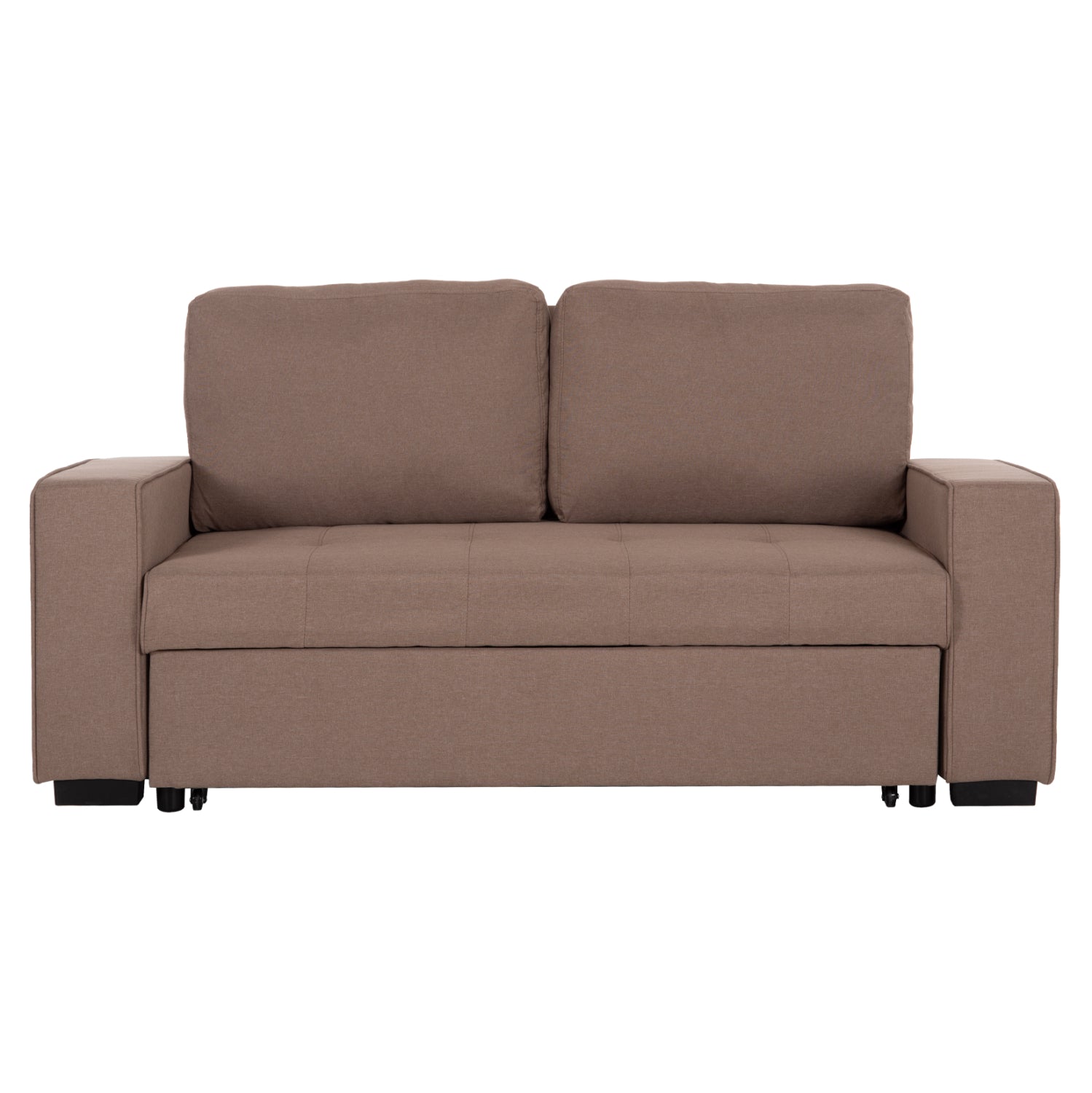 SOFA/BED KANNA 2-SEATER KANNA HM3082.02 WITH BEIGE FABRIC 175x92x87Ηcm
