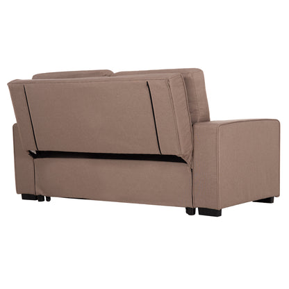 SOFA/BED KANNA 2-SEATER KANNA HM3082.02 WITH BEIGE FABRIC 175x92x87Ηcm
