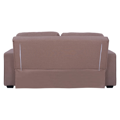 Sofa/Bed Kanna 2 seater HM3082.04 with beige fabric 175x100x83 cm