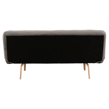 Sofa Bed 3 seater from velvet grey HM3168.01 193x85x88cm