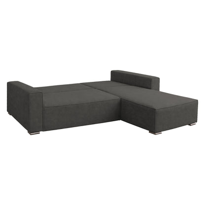REVERSIBLE CORNER SOFABED CORNERA HM3335.01 GREY FABRIC 269x155x89Hcm.