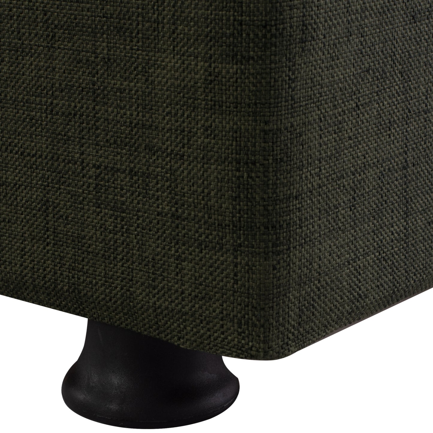 Hm3239.05 ANDRI three-seater sofa-bed, cypress green fabric