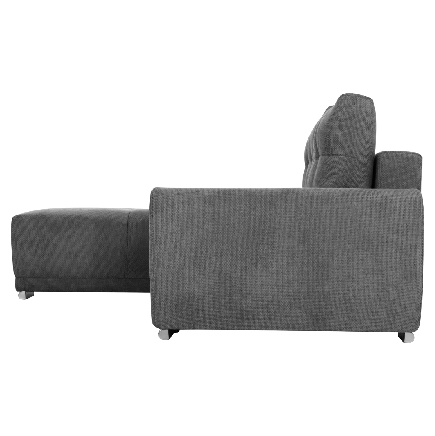 LEFT CORNER SOFABED COMFYRA HM3336.01L GREY FABRIC 270x181x75Hcm.