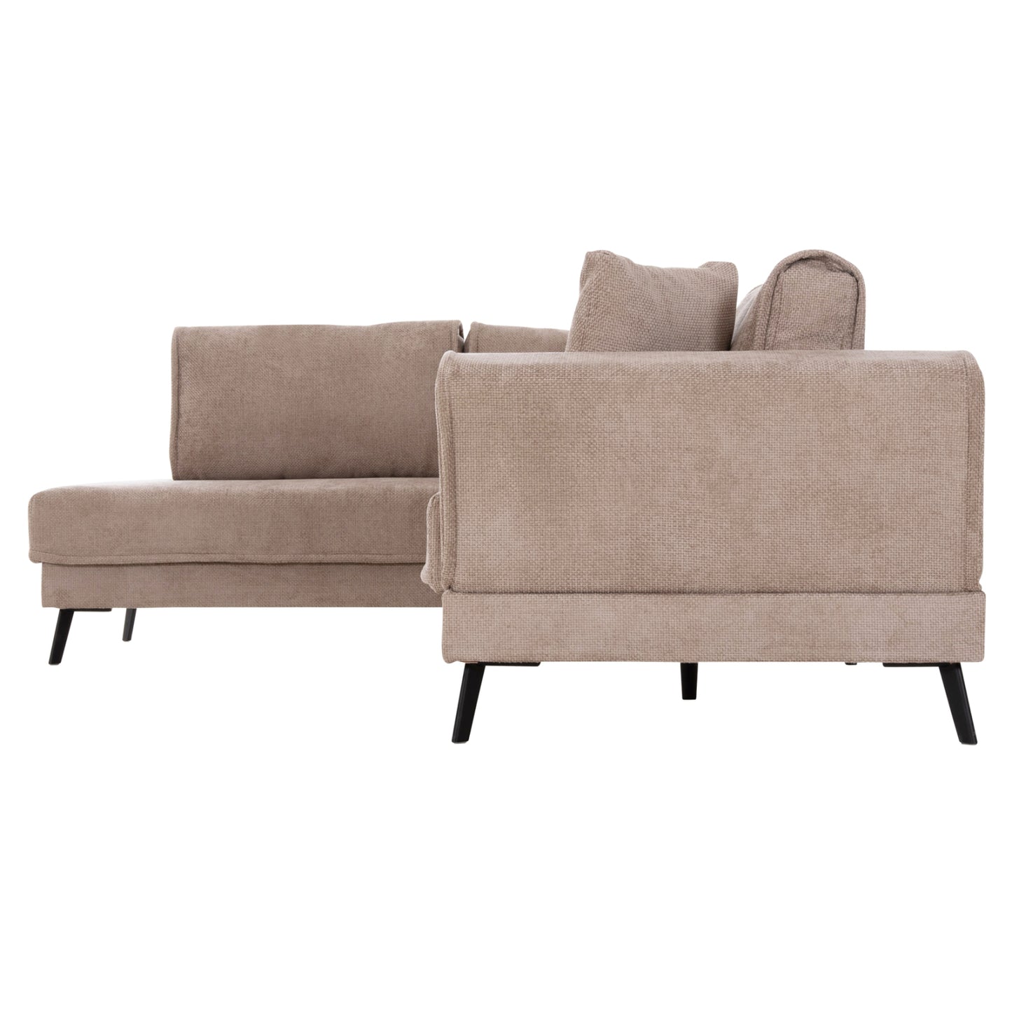 CORNER SOFABED (LEFT) ZENORA HM3337.03L BEIGE FABRIC 303x214x80Hcm