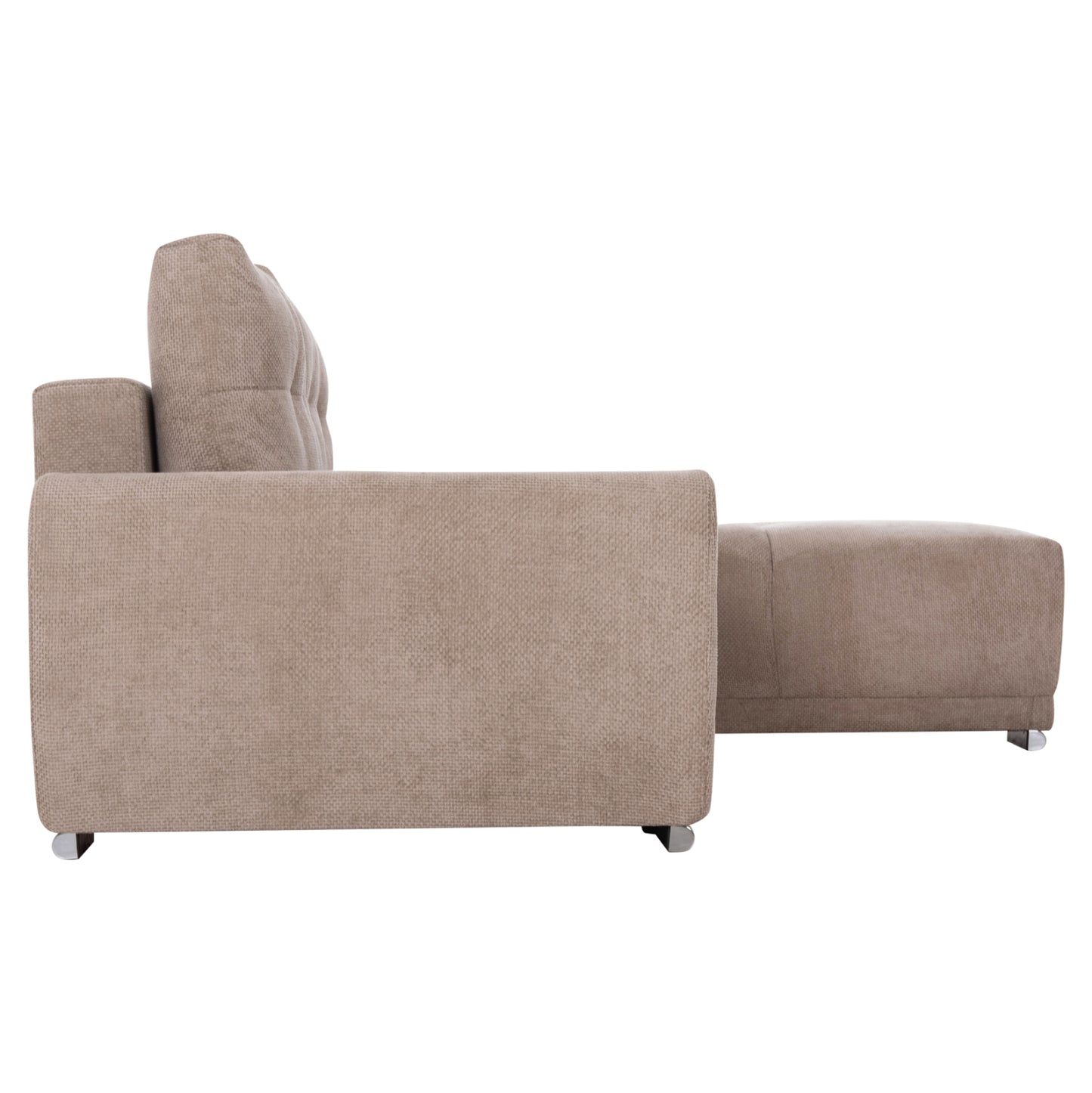 RIGHT CORNER SOFABED COMFYRA HM3336.03R BEIGE FABRIC 270x181x75Hcm.
