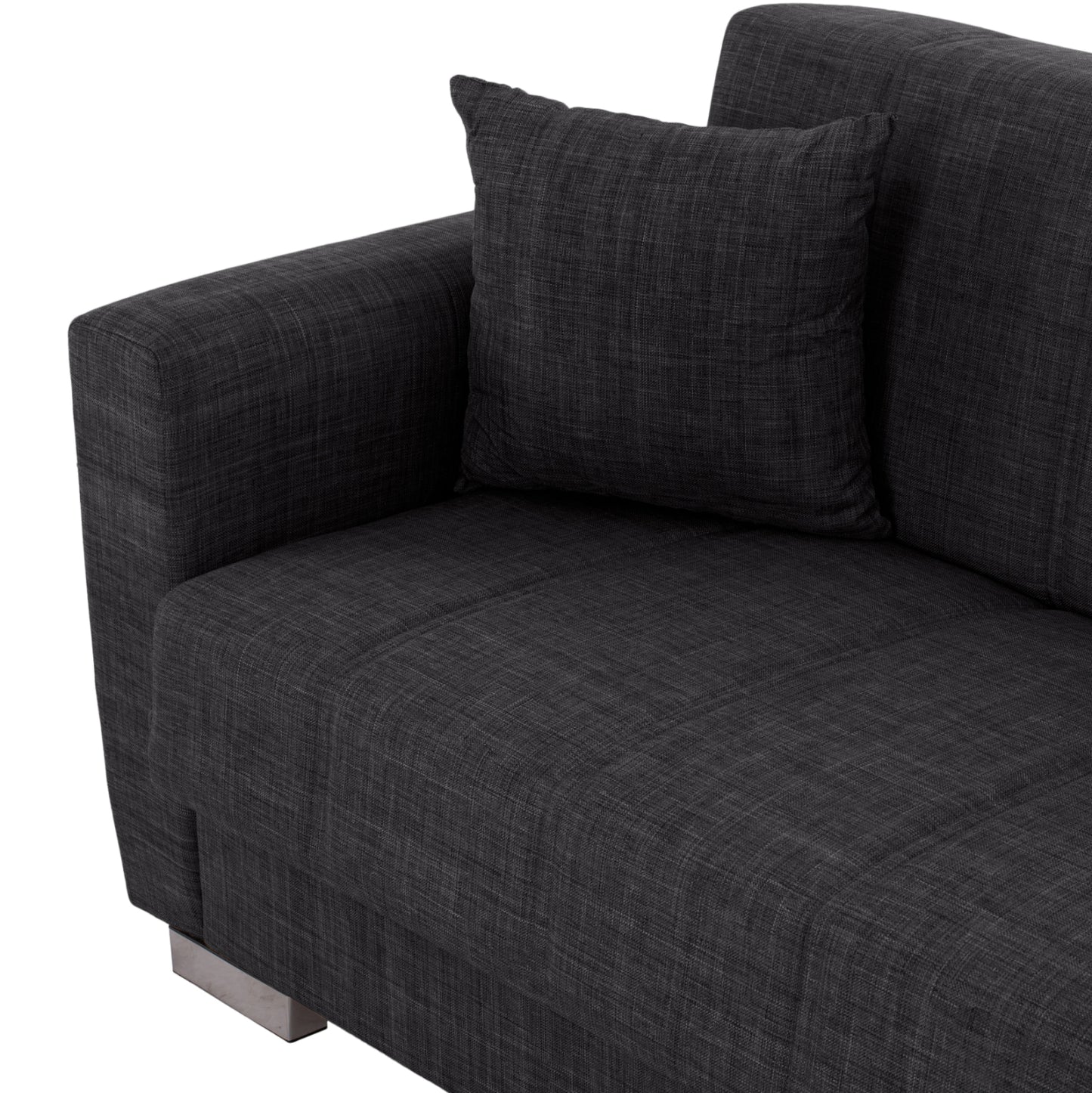 HM3241.03, 2-SEATER SOFA-BED, GREY, 153x87x77Hcm