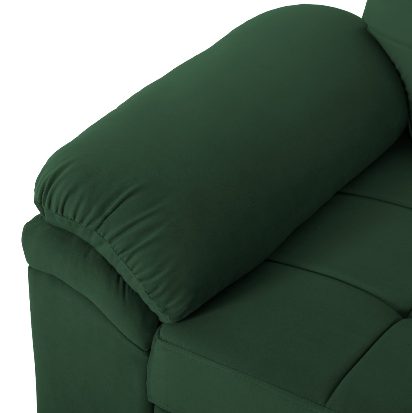SOFABED RIGHT CORNER JADE HM3144.05R CYPRESS GREEN VELVET 250x80-180x73-88Hcm.