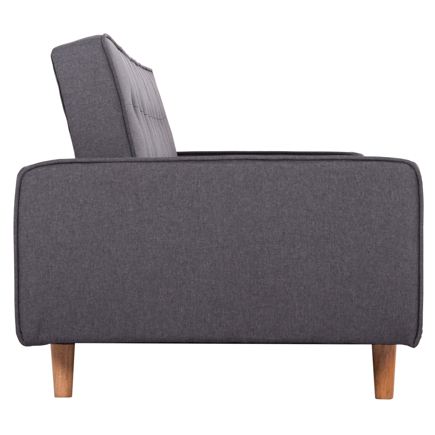 Sofa Bed Salvador HM3150.01 Grey with 2 Pillows 222x97x80Hcm