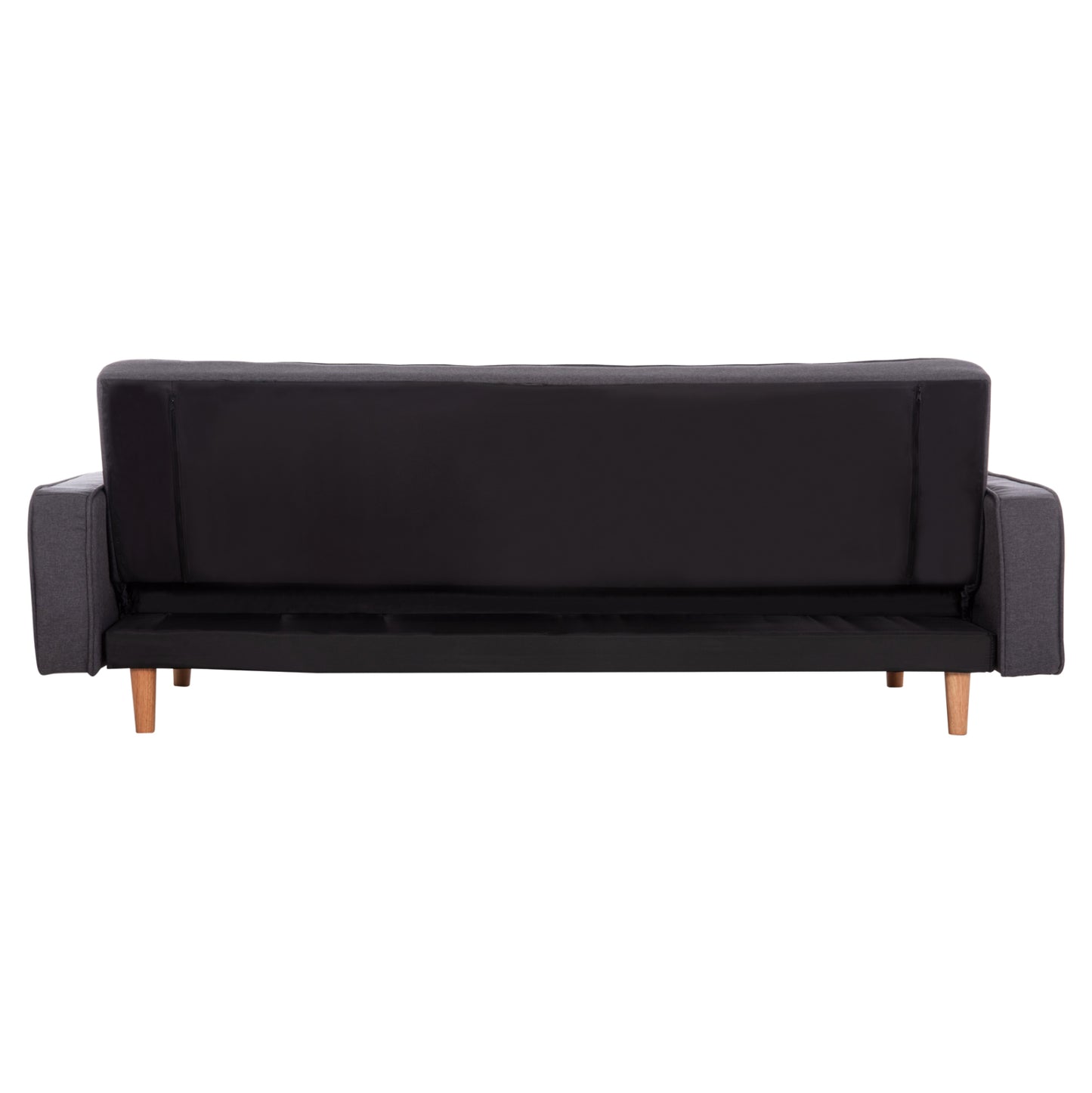 Sofa Bed Salvador HM3150.01 Grey with 2 Pillows 222x97x80Hcm