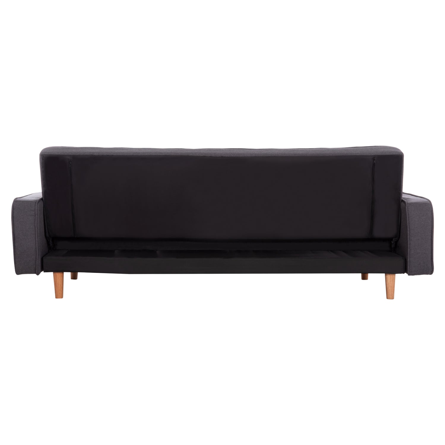 Sofa Bed Salvador HM3150.01 Grey with 2 Pillows 222x97x80Hcm