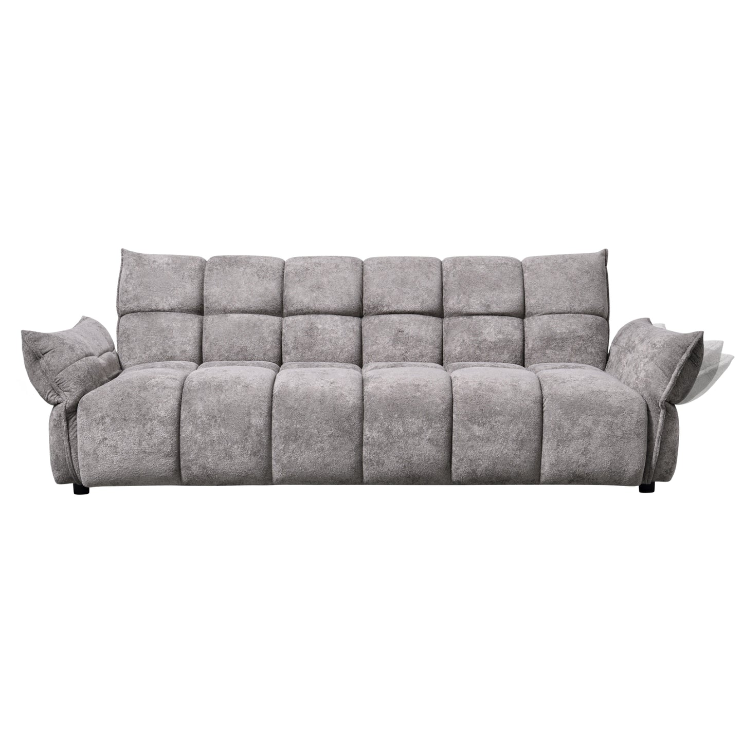 SOFABED MELU HM3314.01 GREY FABRIC--POCKET SPRINGS SEAT 240-250x90x85Hcm.