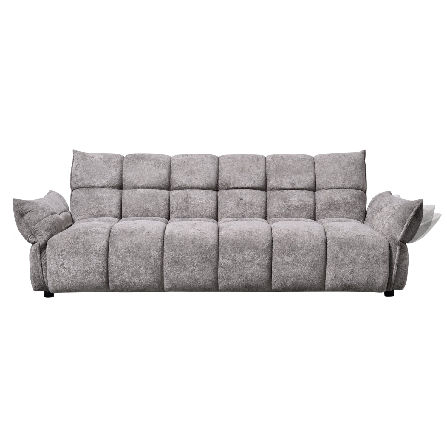 SOFABED MELU HM3314.01 GREY FABRIC--POCKET SPRINGS SEAT 240-250x90x85Hcm.