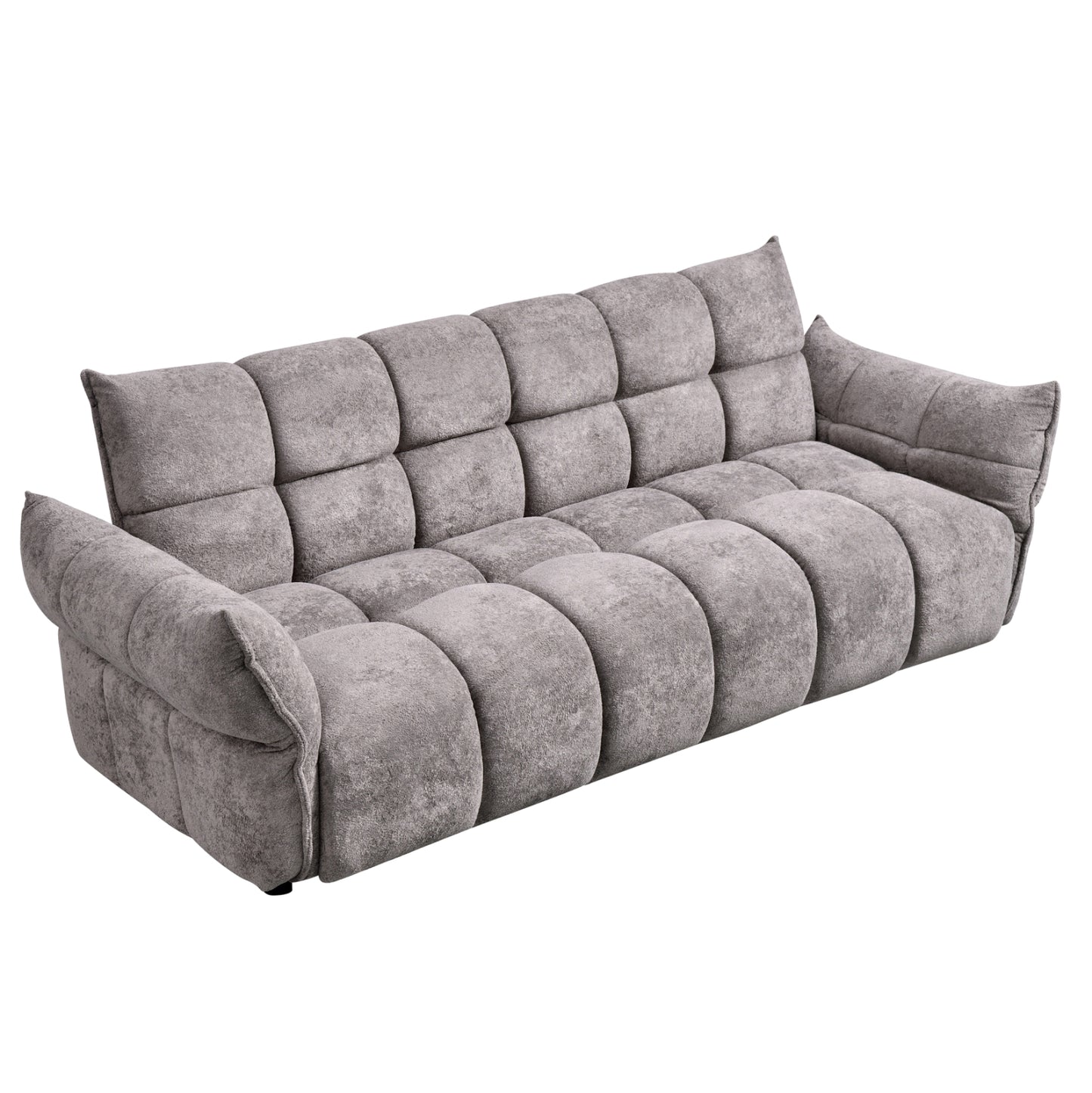 SOFABED MELU HM3314.01 GREY FABRIC--POCKET SPRINGS SEAT 240-250x90x85Hcm.