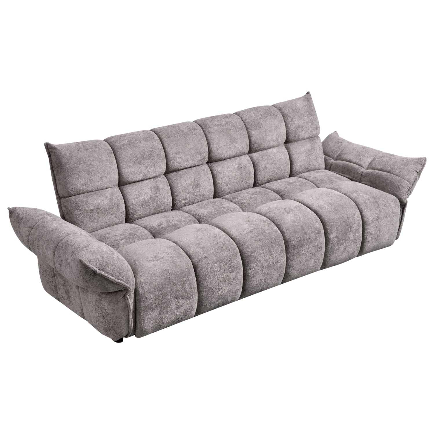 SOFABED MELU HM3314.01 GREY FABRIC--POCKET SPRINGS SEAT 240-250x90x85Hcm.