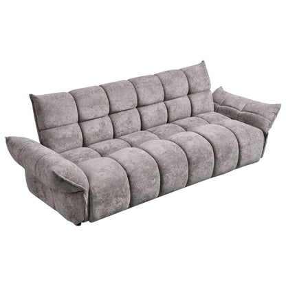 SOFABED MELU HM3314.01 GREY FABRIC--POCKET SPRINGS SEAT 240-250x90x85Hcm.