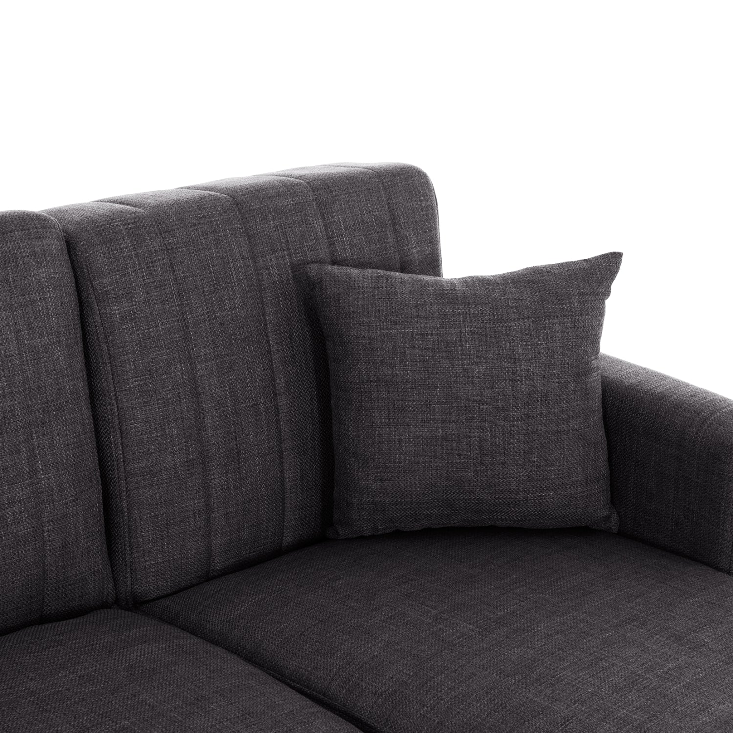 HM3244.03,GHUFRAN corner sofa-bed, grey, reversible, 202x140x78cm