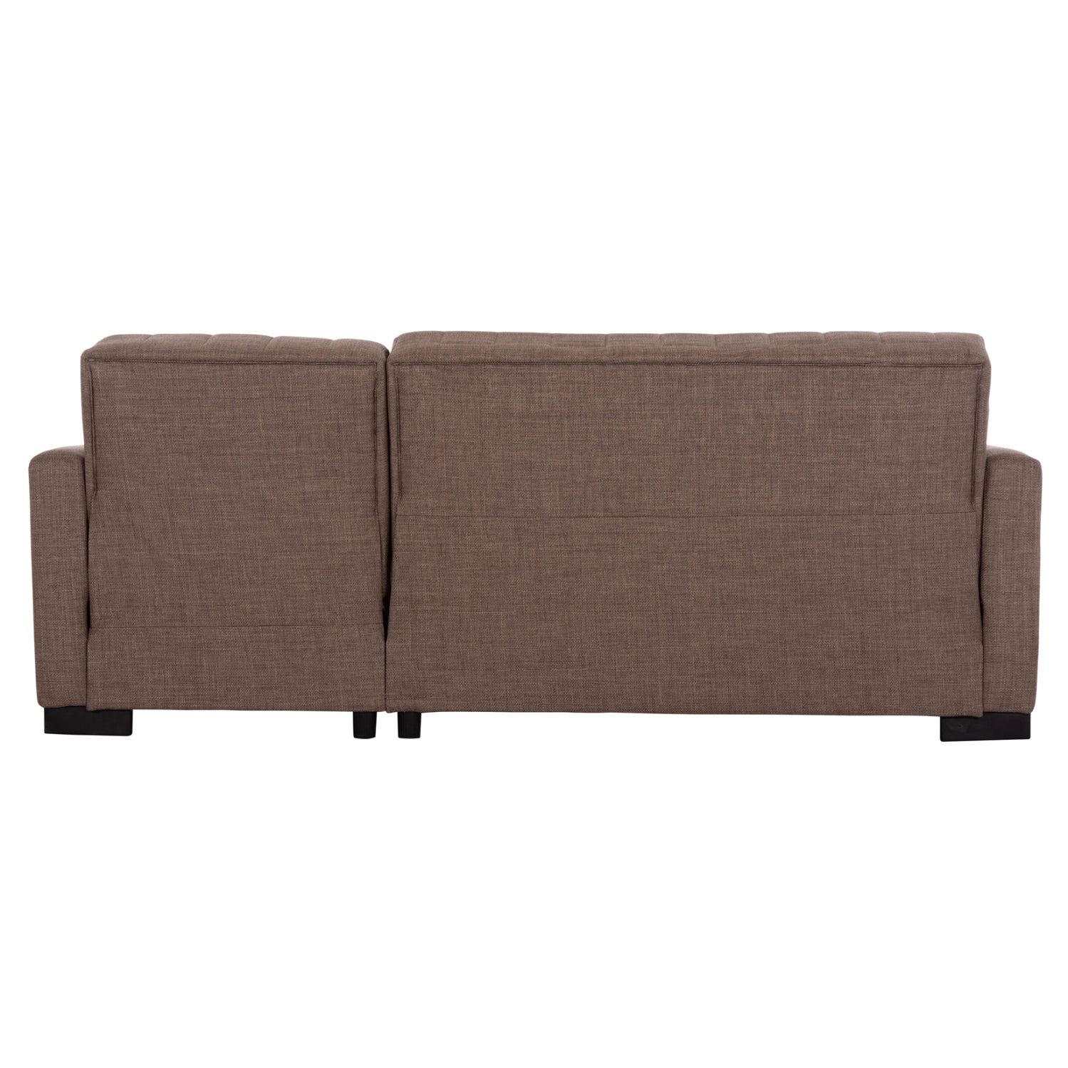 HM3244.02, corner sofa-bed, reversible, brown, 202x140x78H