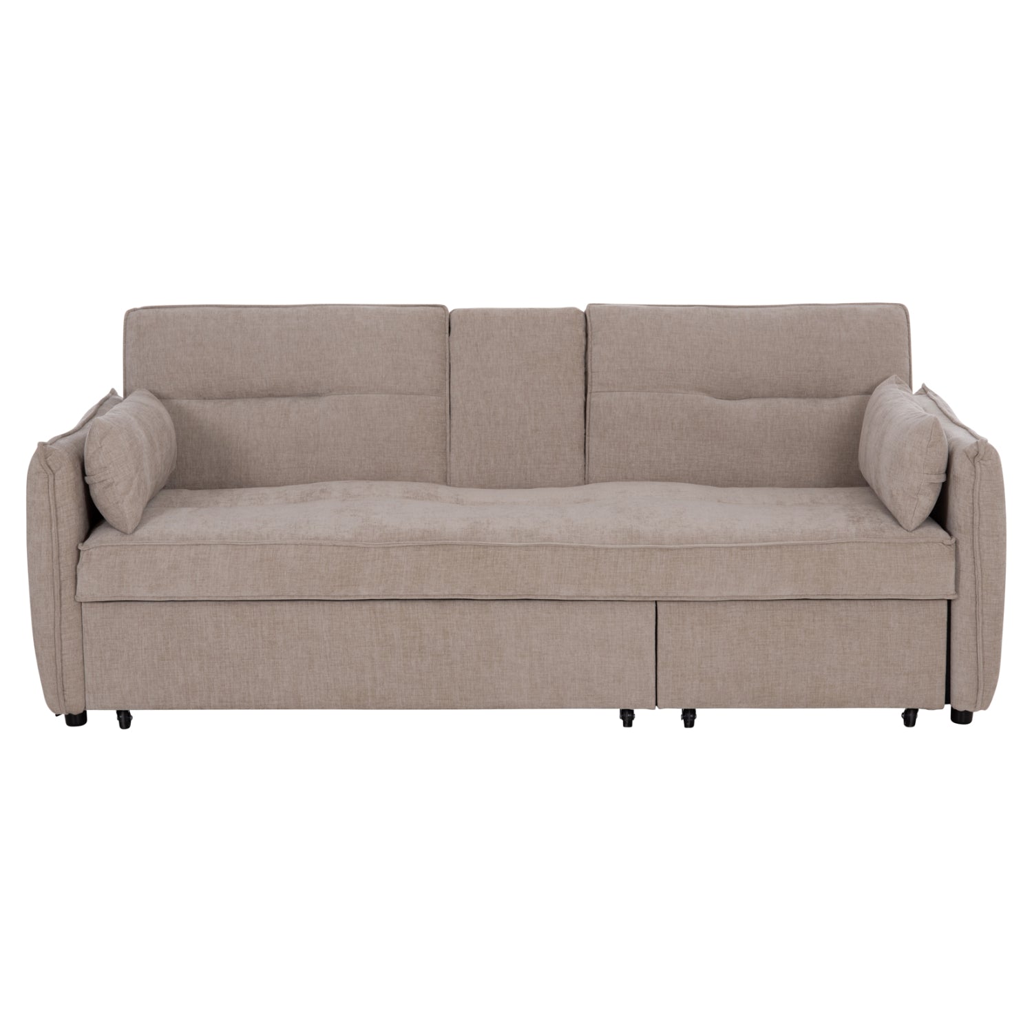SOFABED MULTIFORM 2-SEATER VELAR HM3305.03 BEIGE FABRIC 207x90x80Hcm.