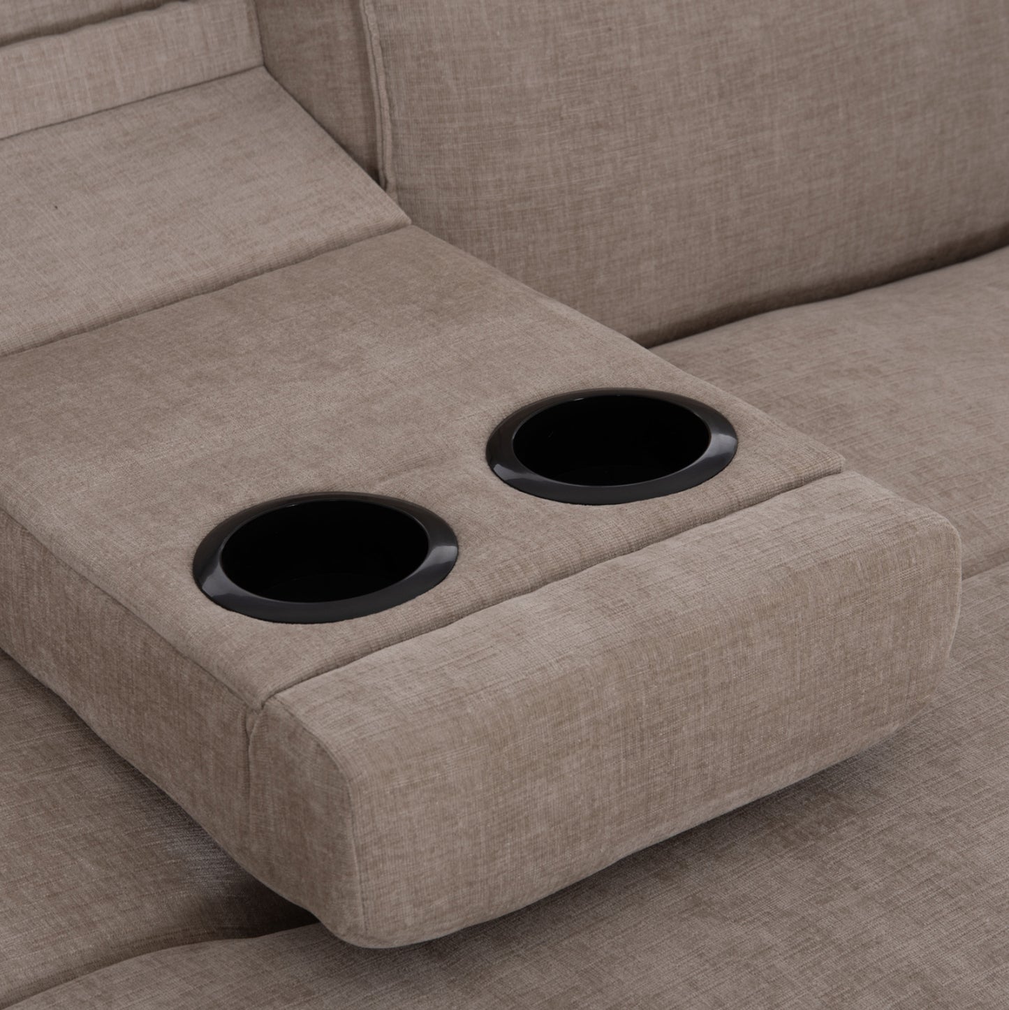 SOFABED MULTIFORM 2-SEATER VELAR HM3305.03 BEIGE FABRIC 207x90x80Hcm.