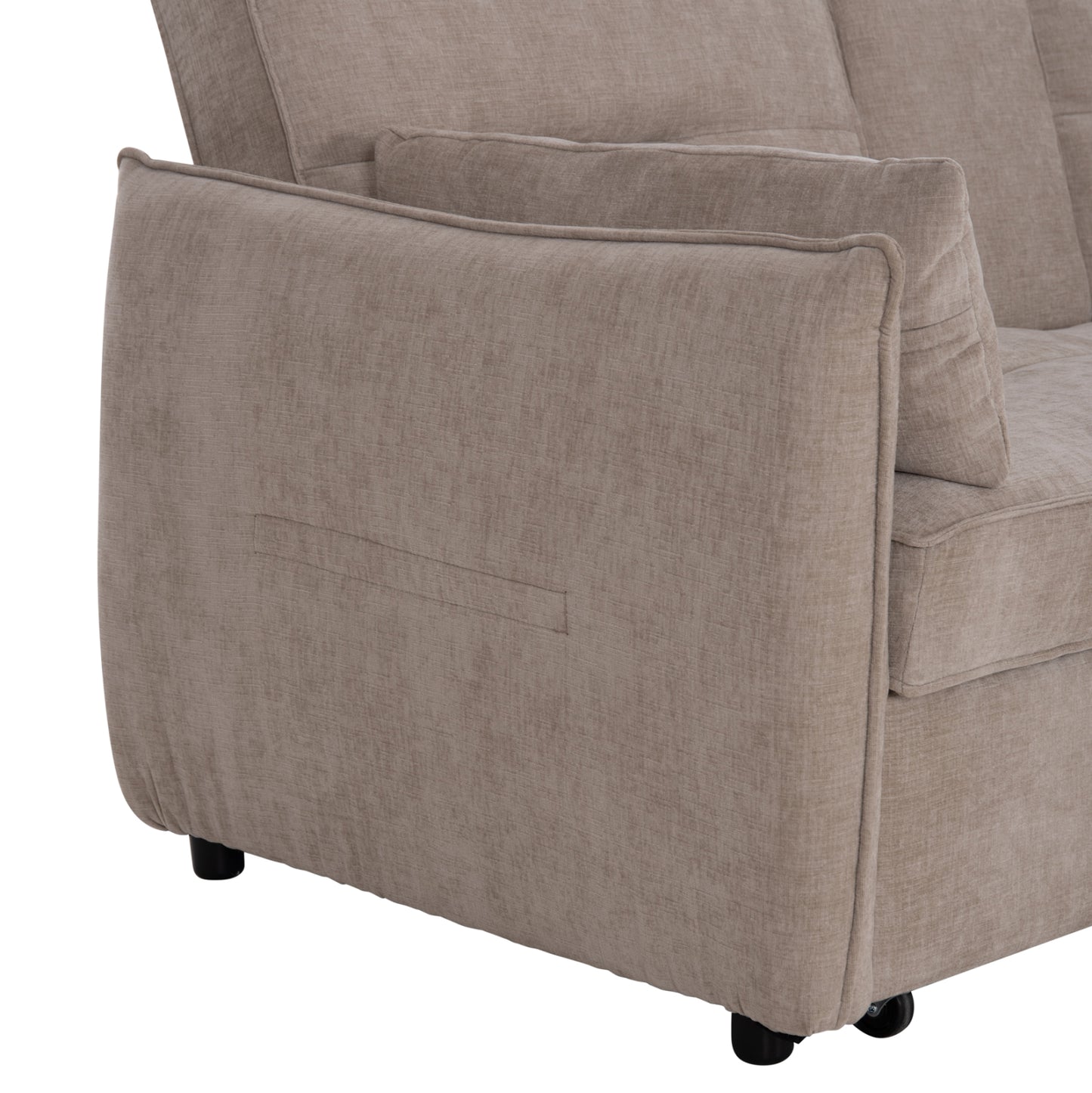 SOFABED MULTIFORM 2-SEATER VELAR HM3305.03 BEIGE FABRIC 207x90x80Hcm.