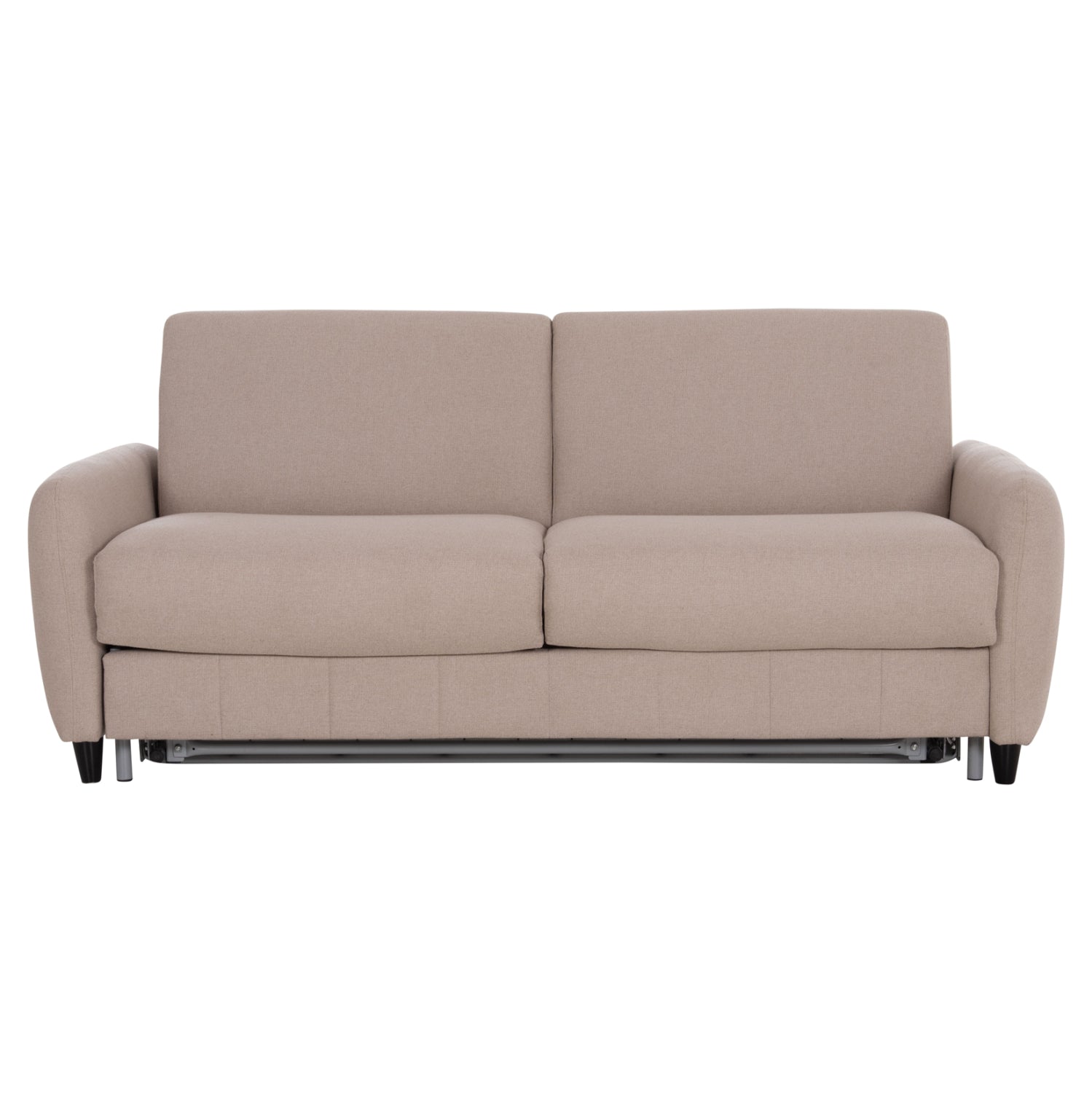 SOFABED WITH FOLDABLE MATTRESS ETUDINE HM3311.02 BEIGE FABRIC 190x98x90Hcm