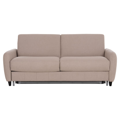 SOFABED WITH FOLDABLE MATTRESS ETUDINE HM3311.02 BEIGE FABRIC 190x98x90Hcm
