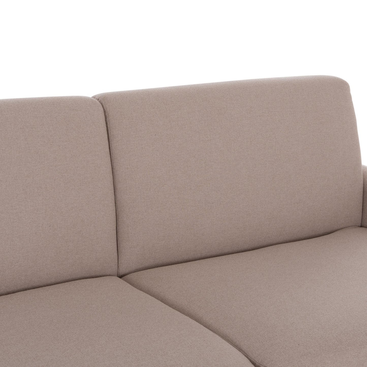 SOFABED WITH FOLDABLE MATTRESS ETUDINE HM3311.02 BEIGE FABRIC 190x98x90Hcm