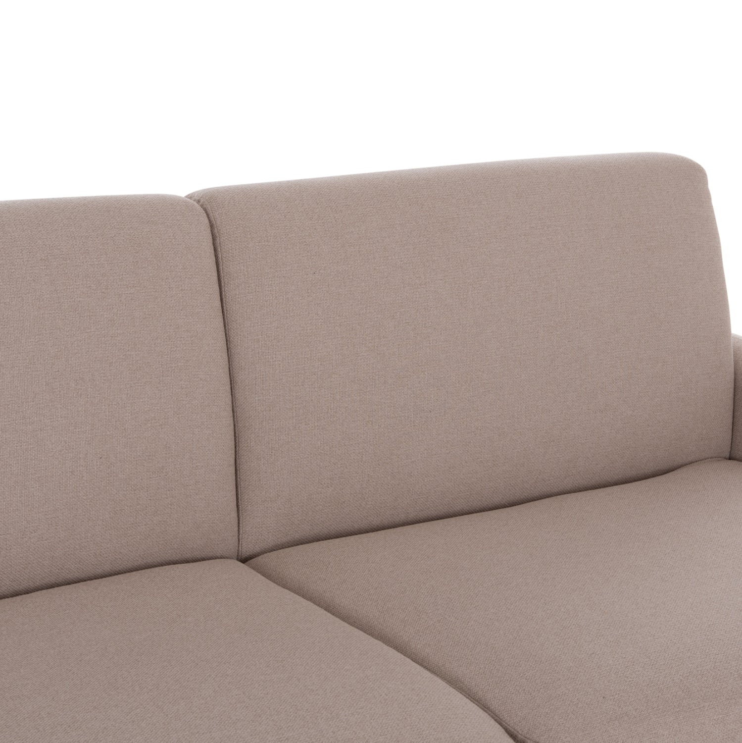 SOFABED WITH FOLDABLE MATTRESS ETUDINE HM3311.02 BEIGE FABRIC 190x98x90Hcm
