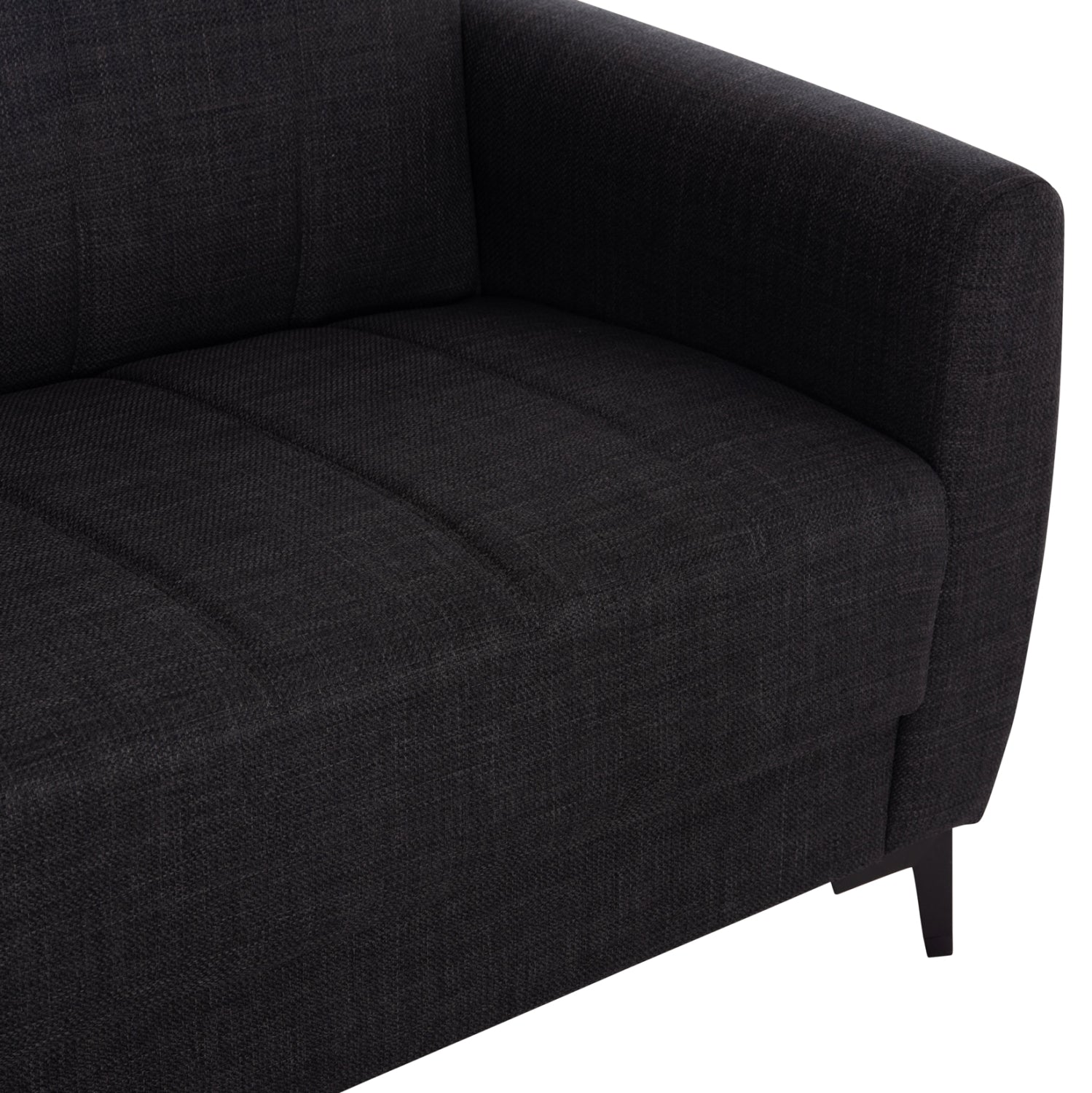 SOFA-BED 2-SEATER WITH STORAGE SPACE NIKKO HM3293.01 GREY FABRIC 144x75x84Hcm.