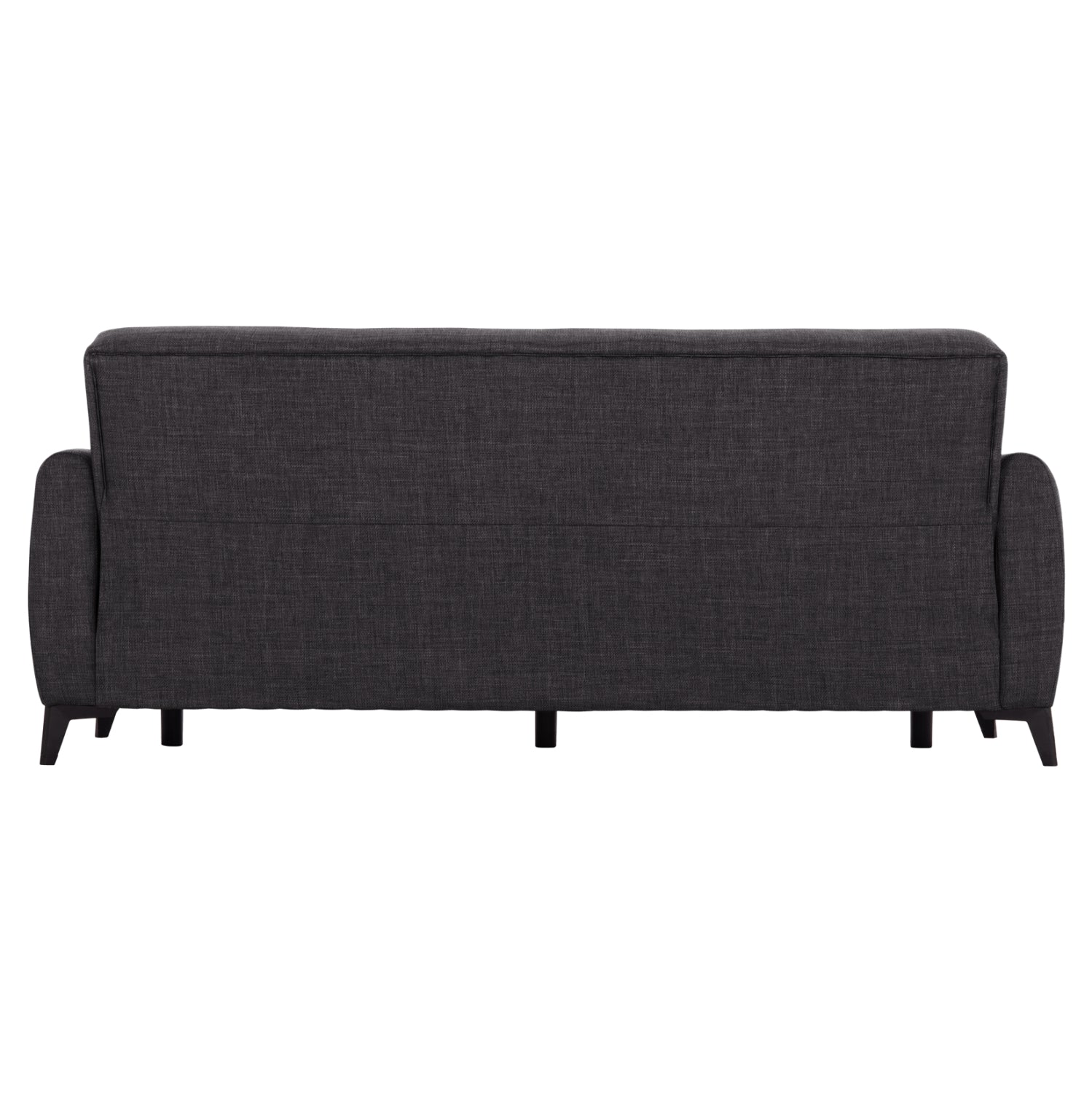 SOFA-BED 3-SEATER WITH STORAGE SPACE NIKKO HM3292.01 GREY FABRIC 209x76x83Hcm.