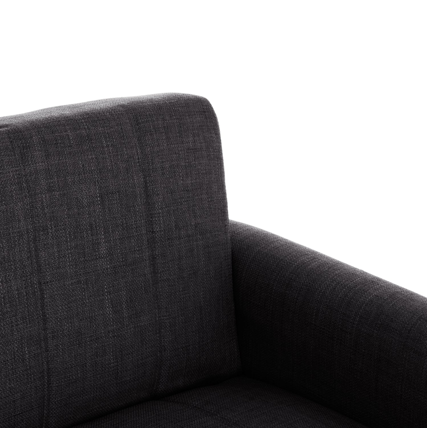 SOFA-BED 3-SEATER WITH STORAGE SPACE NIKKO HM3292.01 GREY FABRIC 209x76x83Hcm.