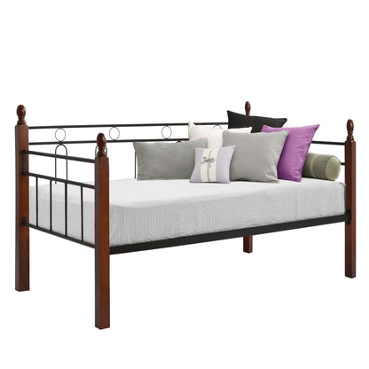 Sofa-Bed REVEN, HM367, metal/rubberwood, 90x190cm