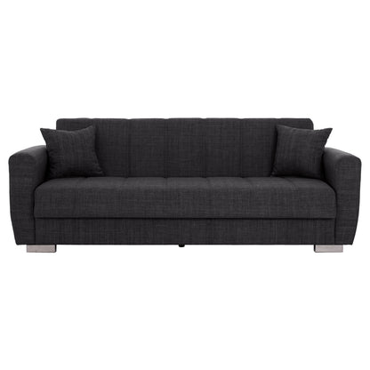 HM3240.03, 3-SEATER SOFA-BED, GREY, 215x85x76
