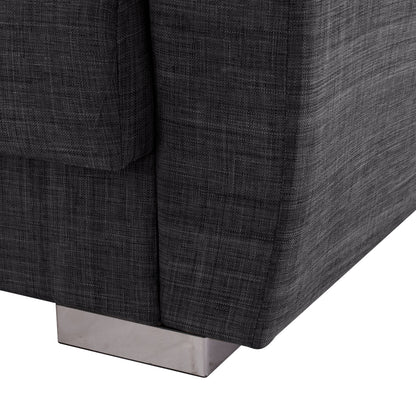 HM3240.03, 3-SEATER SOFA-BED, GREY, 215x85x76