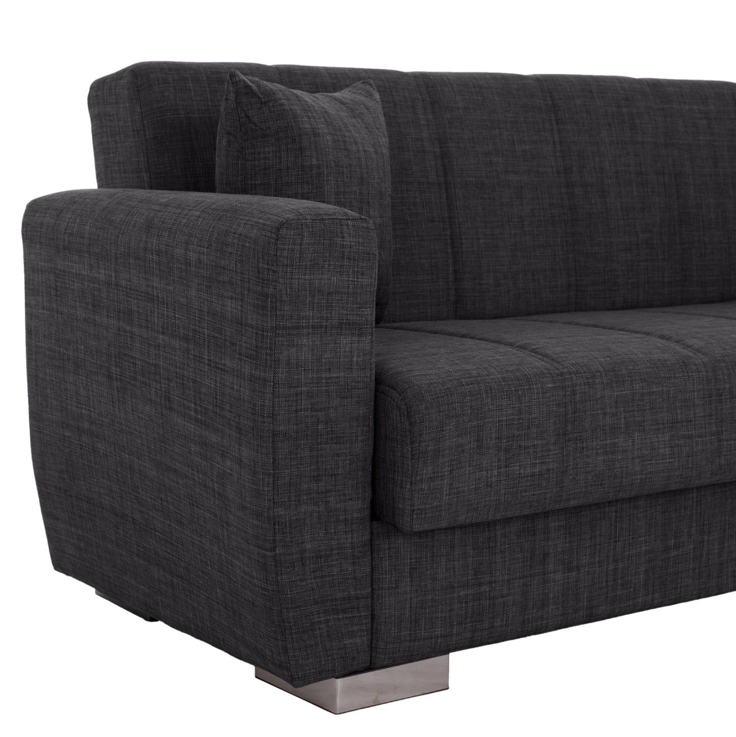 HM3240.03, 3-SEATER SOFA-BED, GREY, 215x85x76