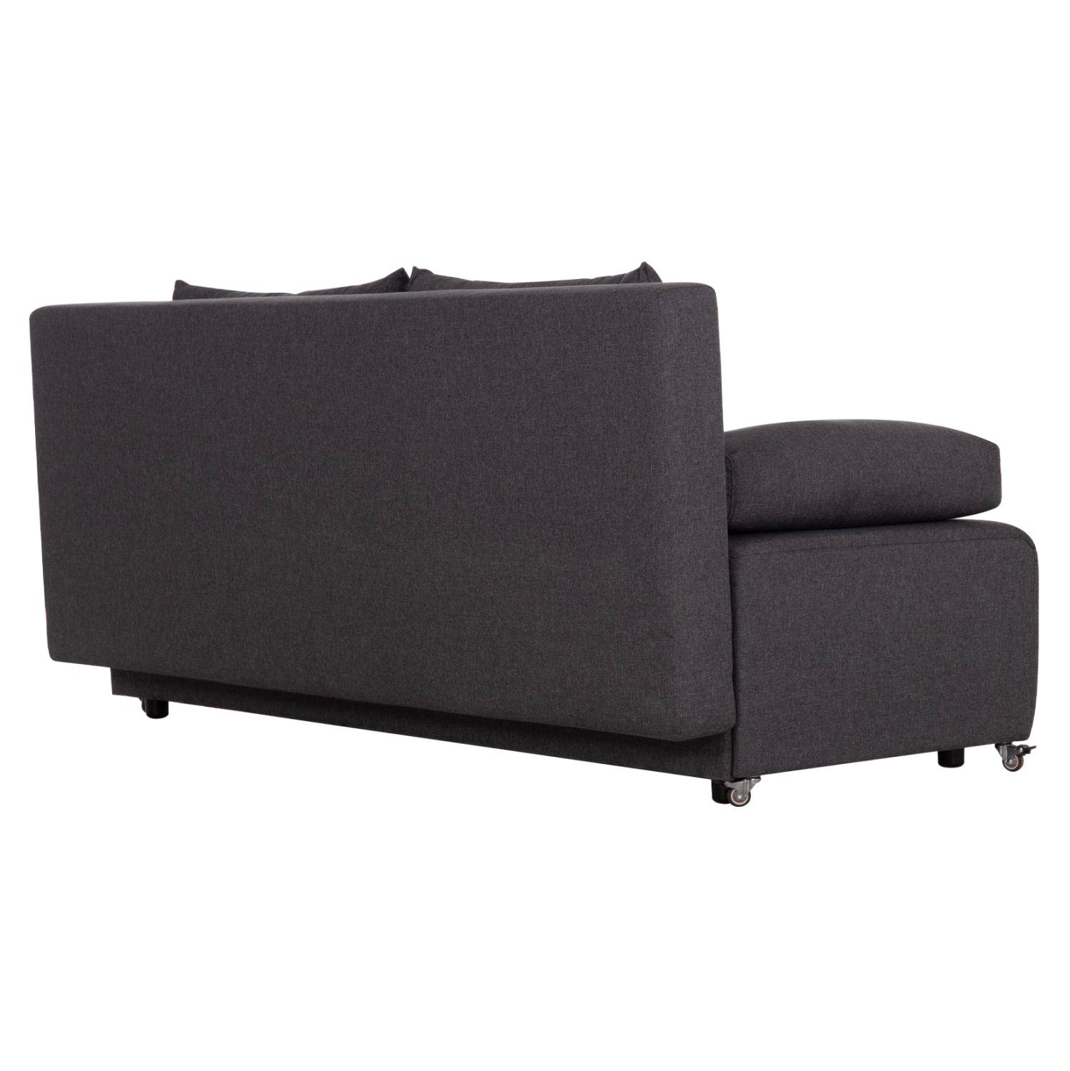SOFA-BED 3-SEATER KEND HM3313.01 FABRIC IN GREY 188x85x82Hcm.