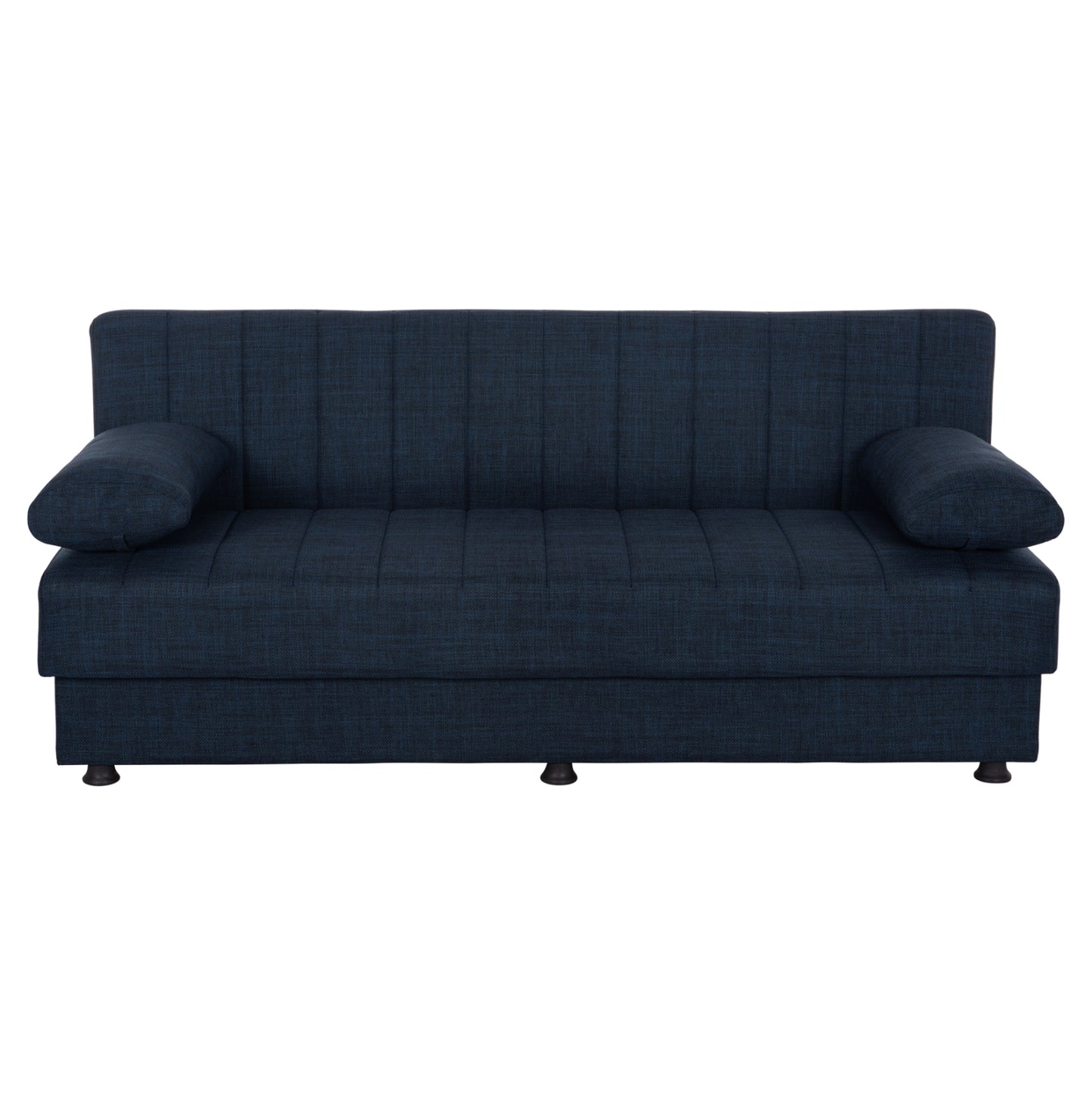 ANDRI HM3239.07, SOFA-BED, 3 SEATER, BLUE FABRIC- 180x83x74Η