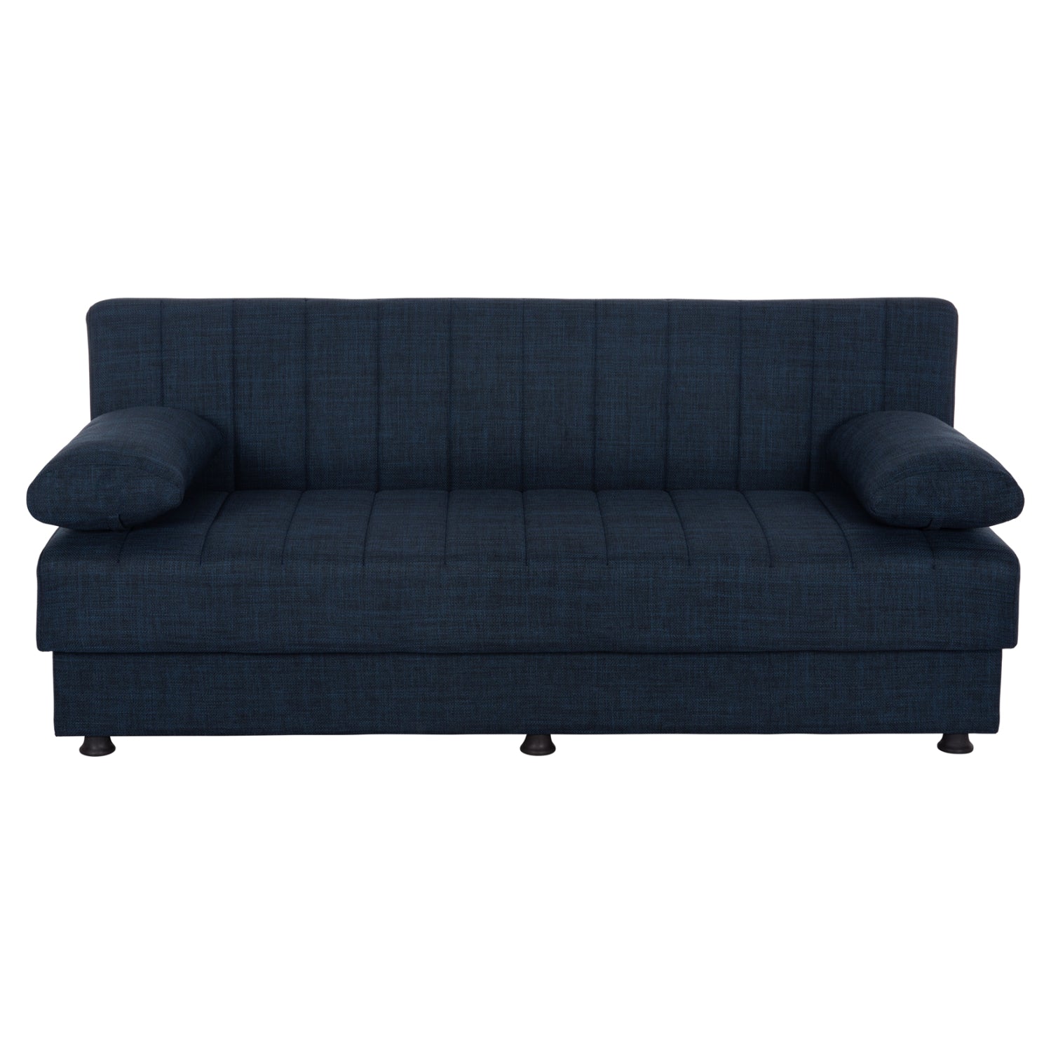 ANDRI HM3239.07, SOFA-BED, 3 SEATER, BLUE FABRIC- 180x83x74Η