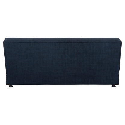ANDRI HM3239.07, SOFA-BED, 3 SEATER, BLUE FABRIC- 180x83x74Η