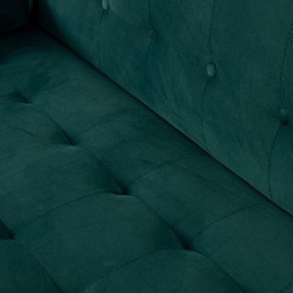 WANDA SOFA BED HM3149.13 WITH GREEN VELVET 188X83X83Y cm.