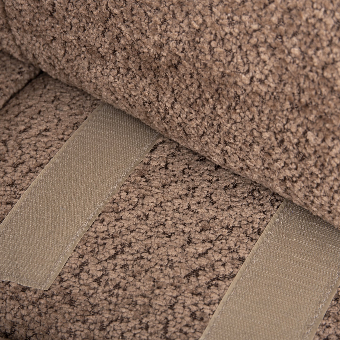 POLYMORPHIC SOFA SHIFTER HM6073.01 TEXTURED FABRIC IN LIGHT BROWN COLOR 290x196x76Hcm.
